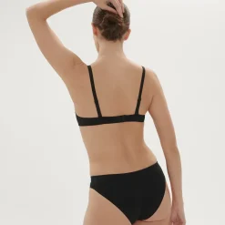 Soutien-gorge push-up décolleté plongeant Noir