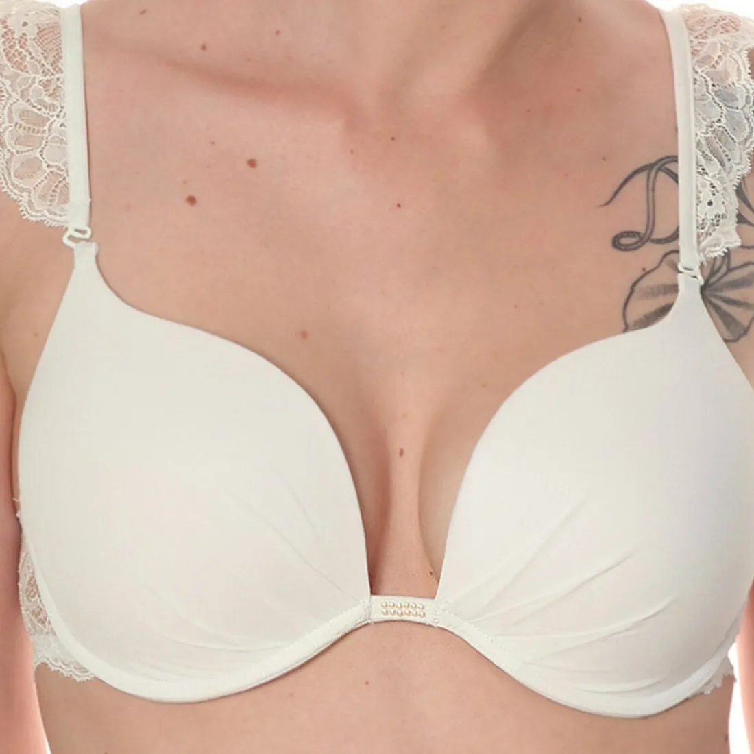 Soutien-gorge push-up ivoire