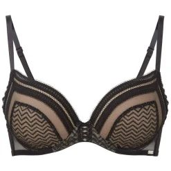 Soutien-gorge push-up plongeant armatures