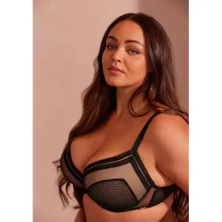 Soutien-gorge push-up plongeant armatures