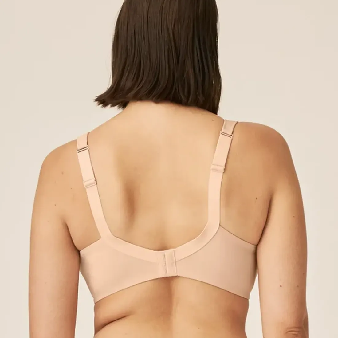 Soutien-gorge sans armatures avec bande scintillante argile