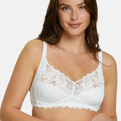 Soutien-Gorge Sans Armatures Blanc en coton