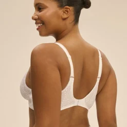 Soutien-gorge sans-armatures structuré Blanc