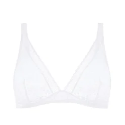 Soutien-gorge sans-armatures structuré Blanc