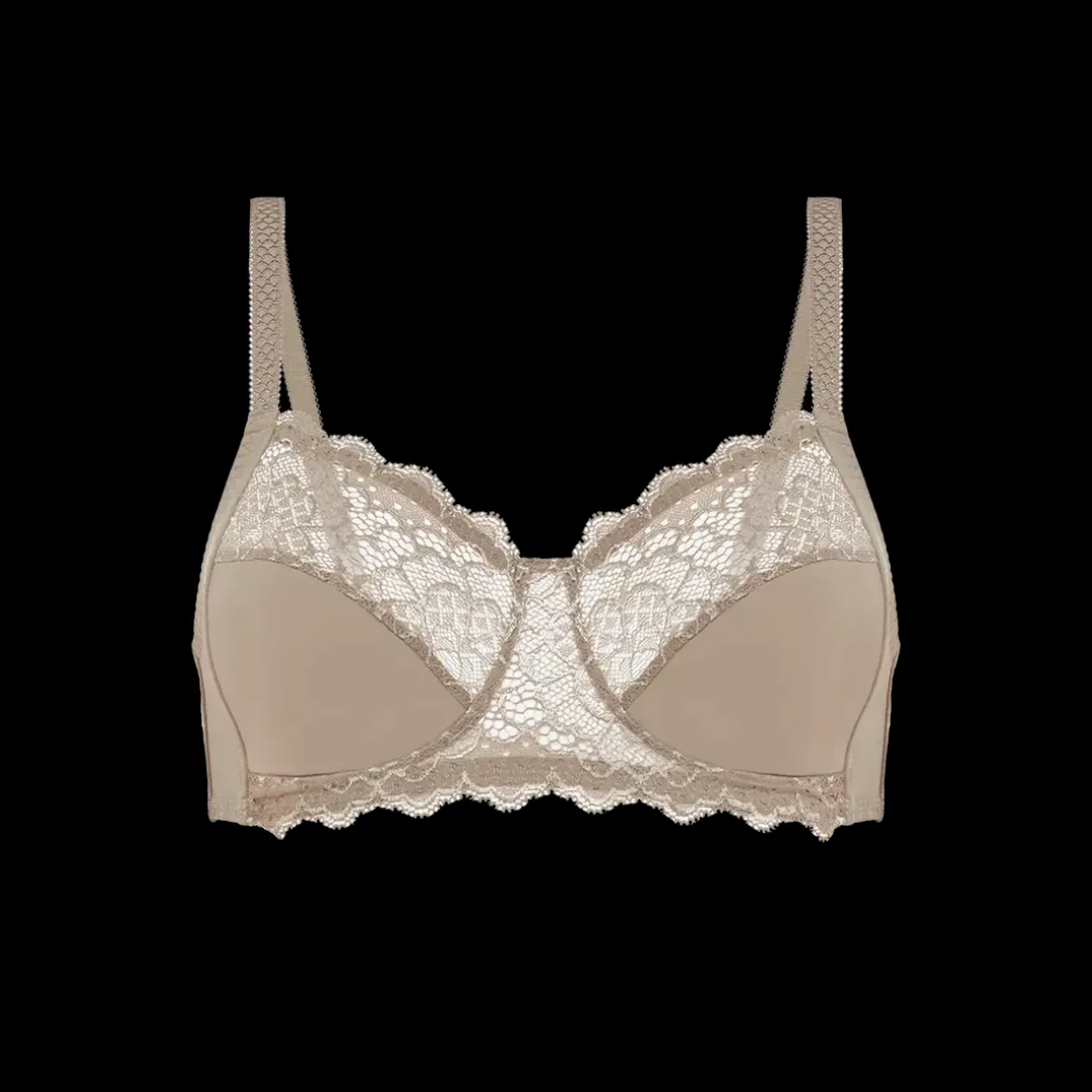 Soutien-gorge sans-armatures structuré