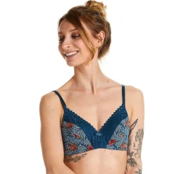 Soutien-gorge souple - Bleu