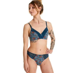 Soutien-gorge souple - Bleu