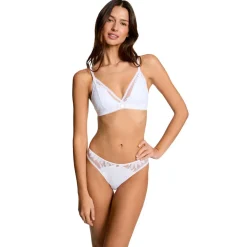 Soutien-gorge souple blanc Lina