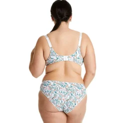 Soutien-gorge souple ivoire/orange Elena blanc