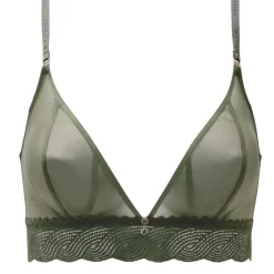 Soutien-gorge souple kaki Lorie vert