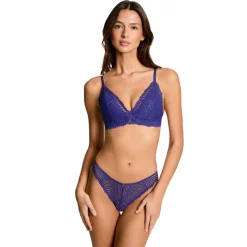 Soutien-gorge souple marine Glory bleu