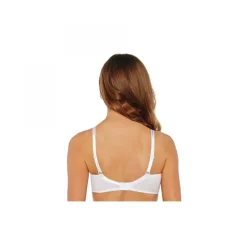 Soutien-gorge souple sans armatures blanc Instant POMM'POIRE - Blanc en coton
