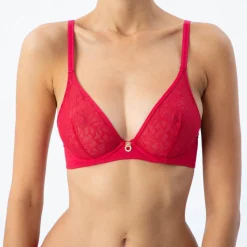 Soutien-gorge triangle armatures Daniel Hechter rouge