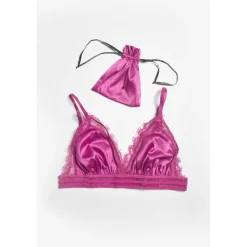 Soutien-gorge triangle Aurore fuchsia