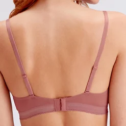 Soutien-gorge triangle sans armatures marron