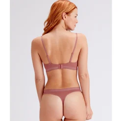 Soutien-gorge triangle sans armatures marron