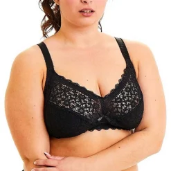 Soutien-gorge triangle sans armatures - Noir