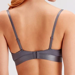Soutien-gorge triangle sans armatures gris