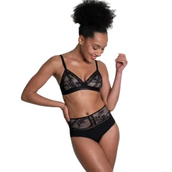 Soutien-gorge triangle sans armatures Olivia noir