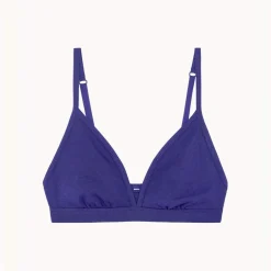 Soutien-gorge triangle sans armatures Kate violet en coton