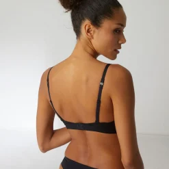 Soutien-gorge triangle sans armatures - Noir