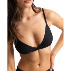 Soutien-gorge triangle sans armatures Kate noir en coton