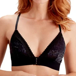 Soutien-gorge triangle sans armatures noir