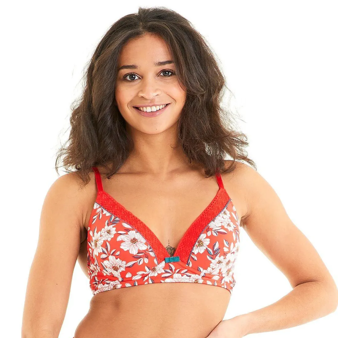 Soutien-gorge Triangle Sans Armatures - Rouge