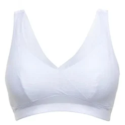 Soutien-gorge triangle sans armatures blanc