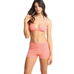 Soutien-gorge triangle sans armatures Kate orange en coton