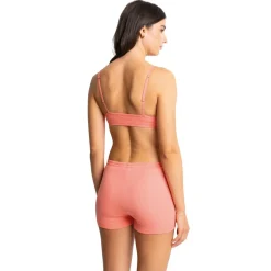 Soutien-gorge triangle sans armatures Kate orange en coton