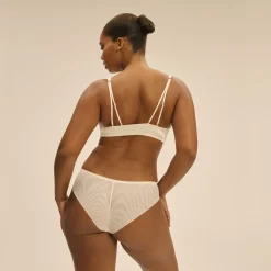 Soutien-gorge triangle sans-armatures naturel