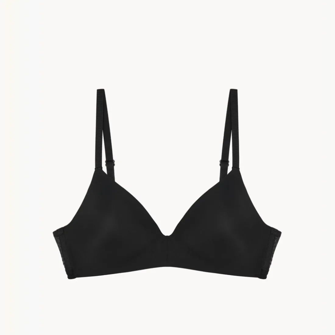 Soutien-gorge triangle sans armatures - Noir