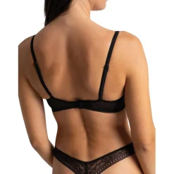Soutien-gorge triangle sans armatures - Noir