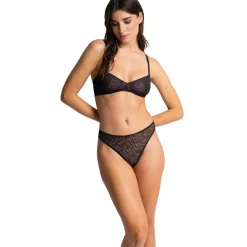 Soutien-gorge triangle sans armatures - Noir