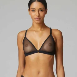 Soutien-gorge Triangle Sans Armatures Noir