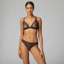 Soutien-gorge Triangle Sans Armatures Noir