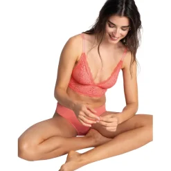Soutien-gorge triangle sans armatures - Orange