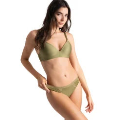 Soutien-gorge triangle vert