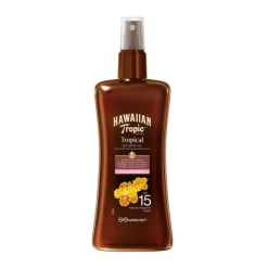 Spray Huile Sèche Protectrice Bronzage Parfait à la Noix de Coco et Goyave - SPF 15