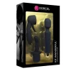 Stimulateur/wand avec embouts interchangeables KIT WANDERFUL - Noir Dorcel
