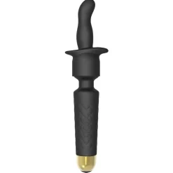 Stimulateur/wand avec embouts interchangeables KIT WANDERFUL - Noir Dorcel