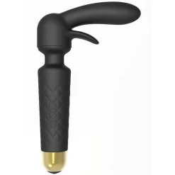 Stimulateur/wand avec embouts interchangeables KIT WANDERFUL - Noir Dorcel