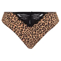 String Lya Imprimé Léopard Mocha - Marron