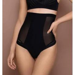 String taille haute gainant Noir Bye Bra