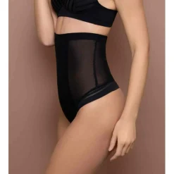 String taille haute gainant Noir Bye Bra