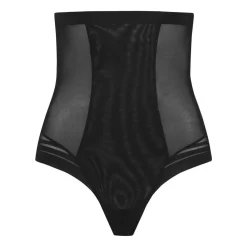 String taille haute gainant Noir Bye Bra