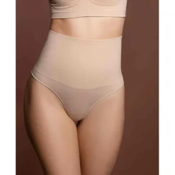 String taille haute invisible - Beige