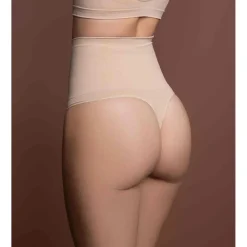 String taille haute invisible - Beige