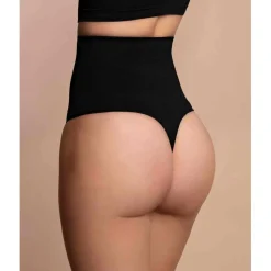 String taille haute invisible - Noir
